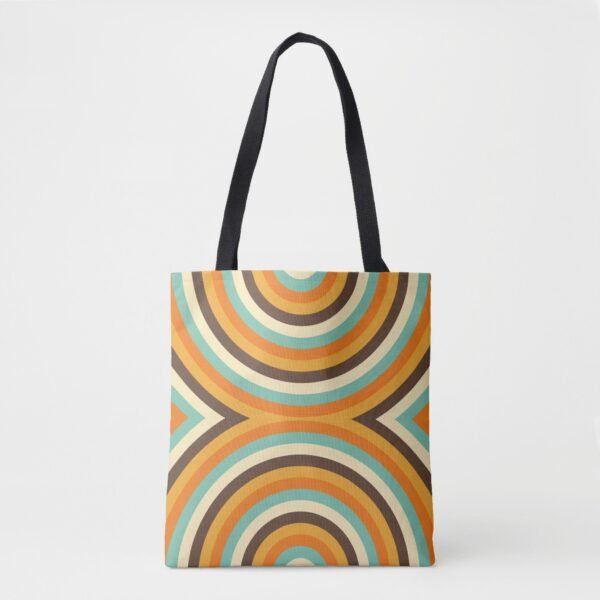 Amber Arcs Tote Bag