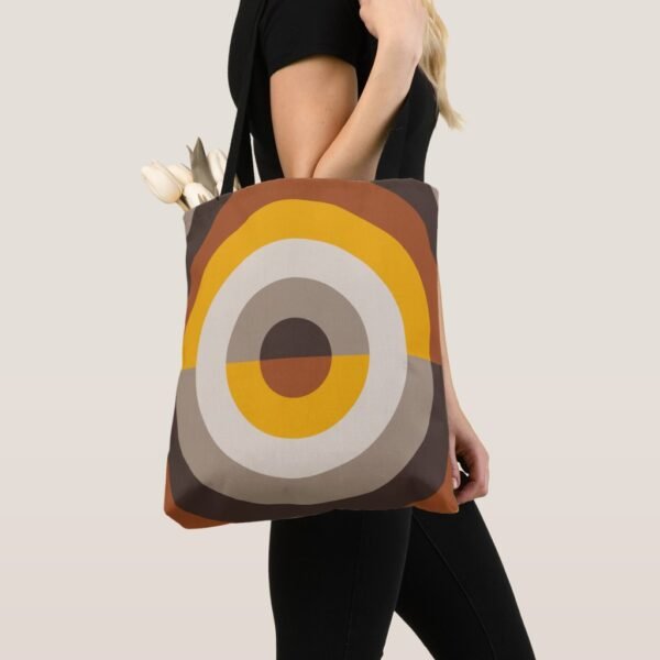 Amber Flame Orbit Tote Bag - Image 5