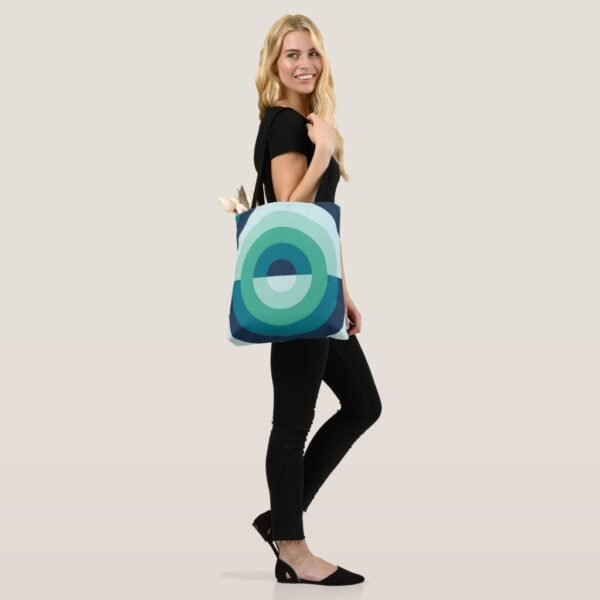 Aurora Mist Orbit Tote Bag - Image 4
