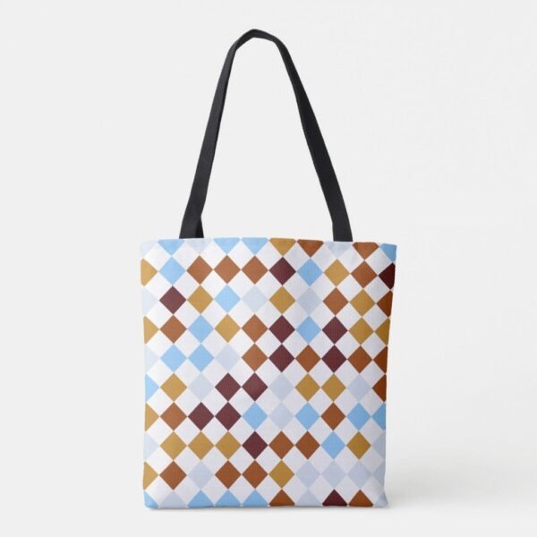Autumn Fox Harlequin Tote Bag - Image 2