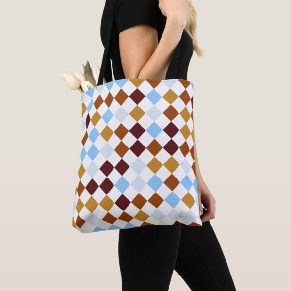Autumn Fox Harlequin Tote Bag