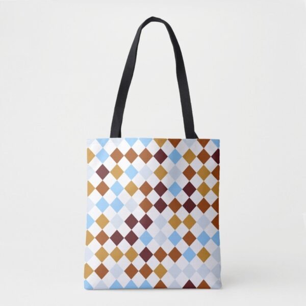 Autumn Fox Harlequin Tote Bag - Image 3