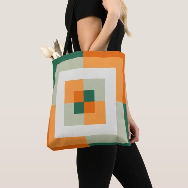 Autumn Groove Labyrinth Tote Bag - Image 3