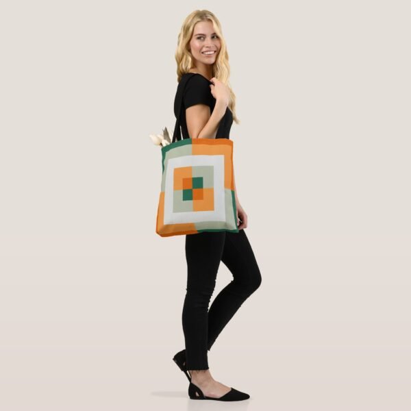 Autumn Groove Labyrinth Tote Bag - Image 4
