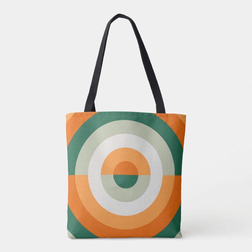 Autumn Groove Orbit Tote Bag - Image 3
