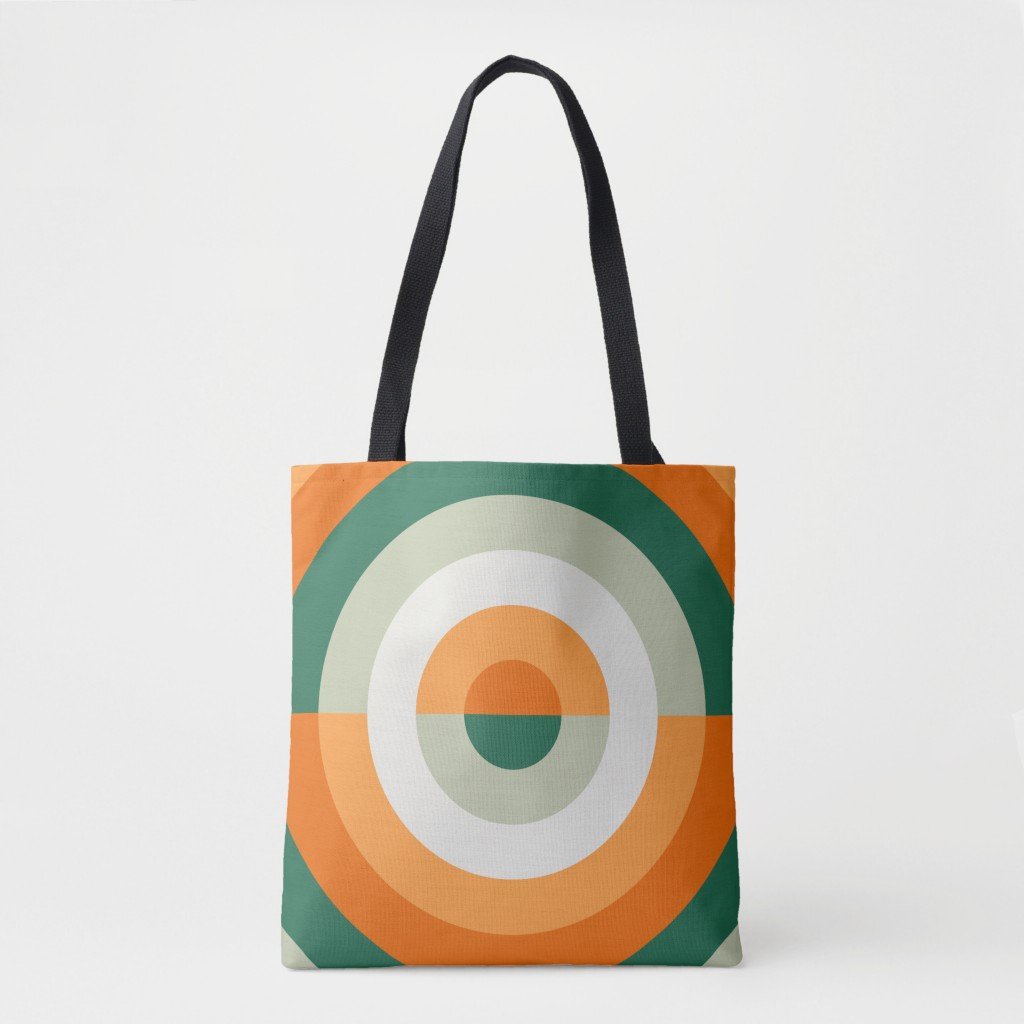 Autumn Groove Orbit Tote Bag - Image 2