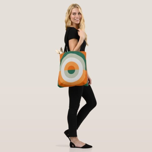 Autumn Groove Orbit Tote Bag - Image 5