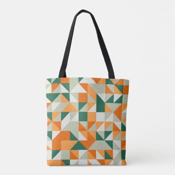Autumn Groove Prism Tote Bag - Image 3