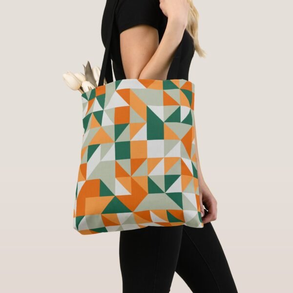 Autumn Groove Prism Tote Bag - Image 5