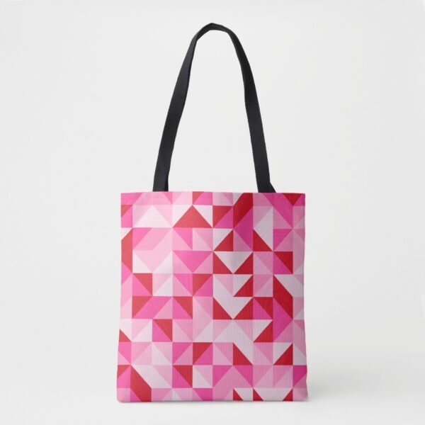 Blooming Chevrons Mosaic Tote Bag