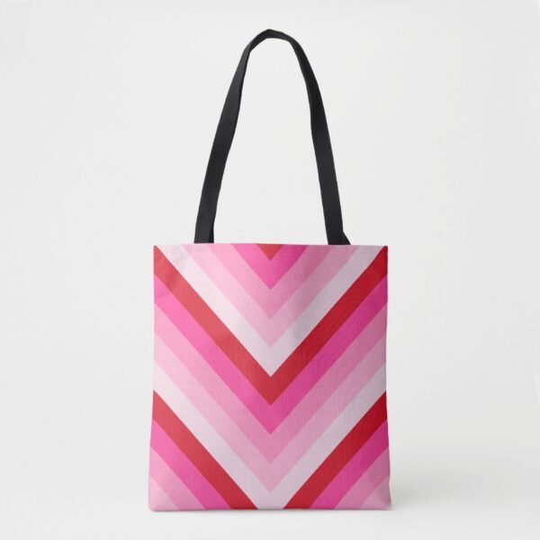 Blush Rush Chevron Tote Bag - Image 2