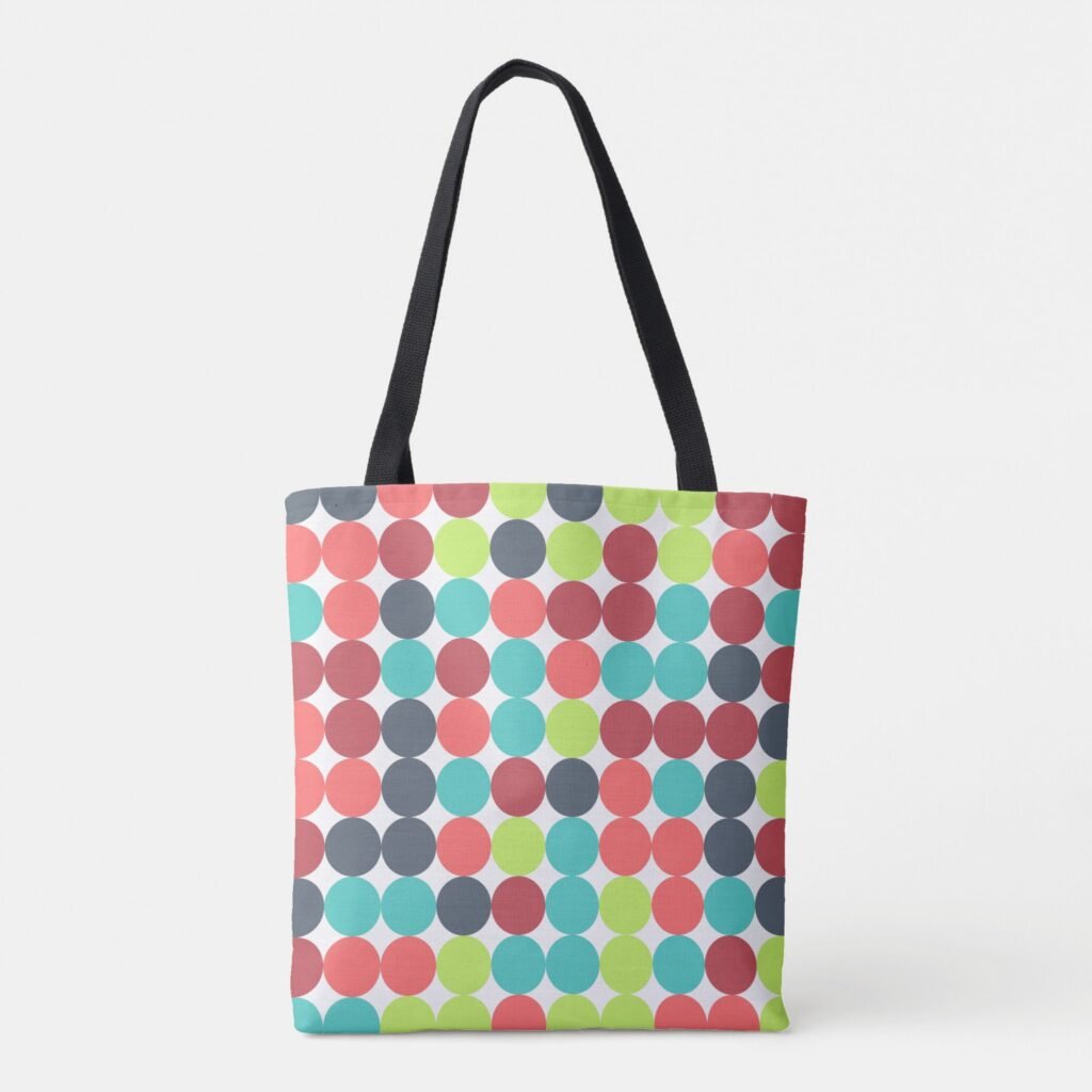 Bubble Pop Mosaic Tote Bag