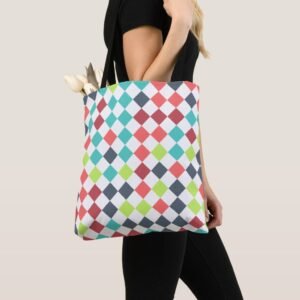 Cheer Up Harlequin Tote Bag