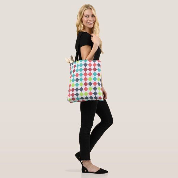 Cheer Up Harlequin Tote Bag - Image 4