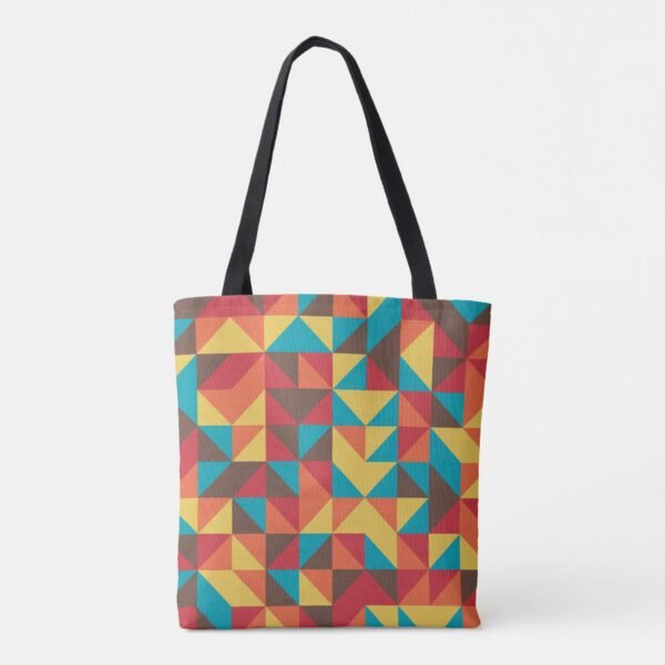 Chevron Carnival Mosaic Tote Bag - Image 3
