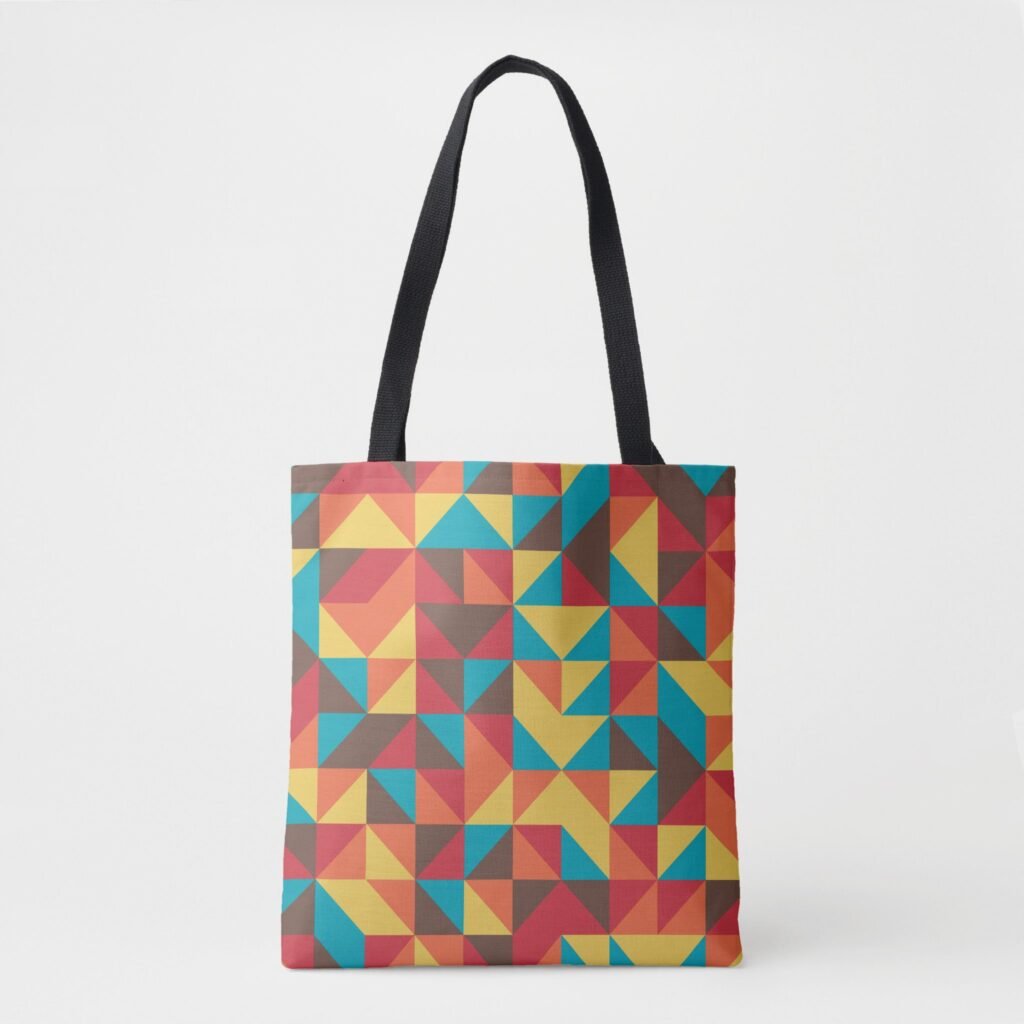 Chevron Carnival Mosaic Tote Bag