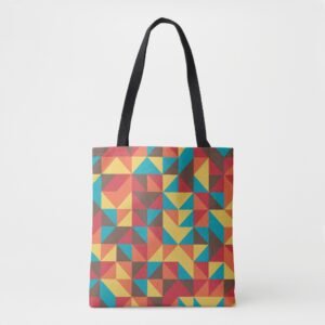 Chevron Carnival Mosaic Tote Bag