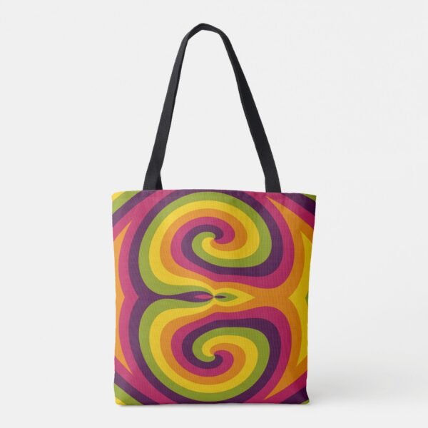 Chromatic Cyclone Tote Bag - Image 4
