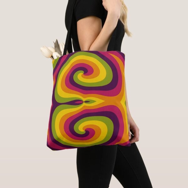Chromatic Cyclone Tote Bag - Image 2