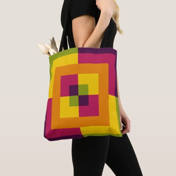 Chromatic Labyrinth Tote Bag - Image 3