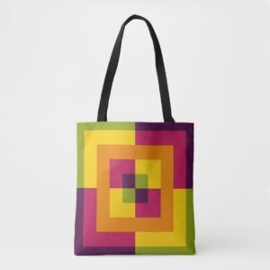 Chromatic Labyrinth Tote Bag