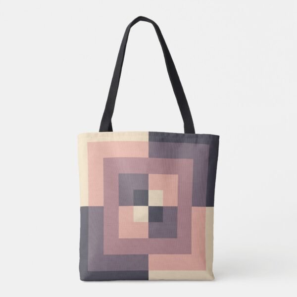 Coffee Cream Labyrinth Tote Bag - Image 4