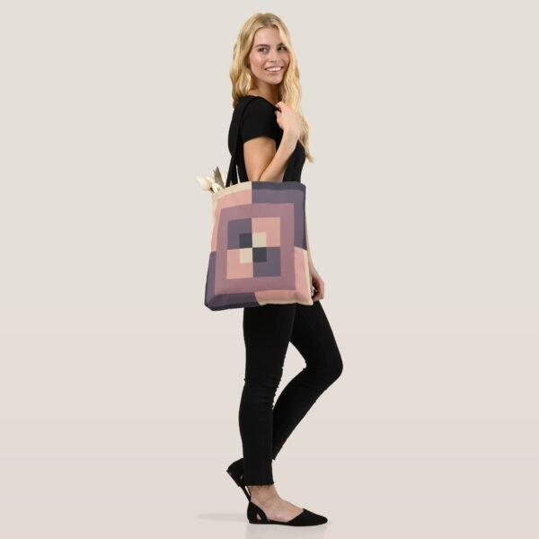Coffee Cream Labyrinth Tote Bag - Image 2