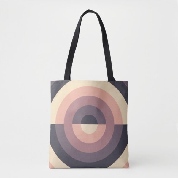 Coffee Cream Orbit Tote Bag - Image 4