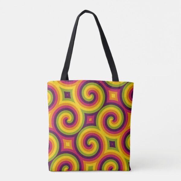 Colorstorm Spirals Tote Bag - Image 4