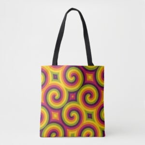 Colorstorm Spirals Tote Bag