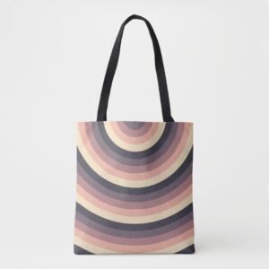 Creamwave Circles Tote Bag