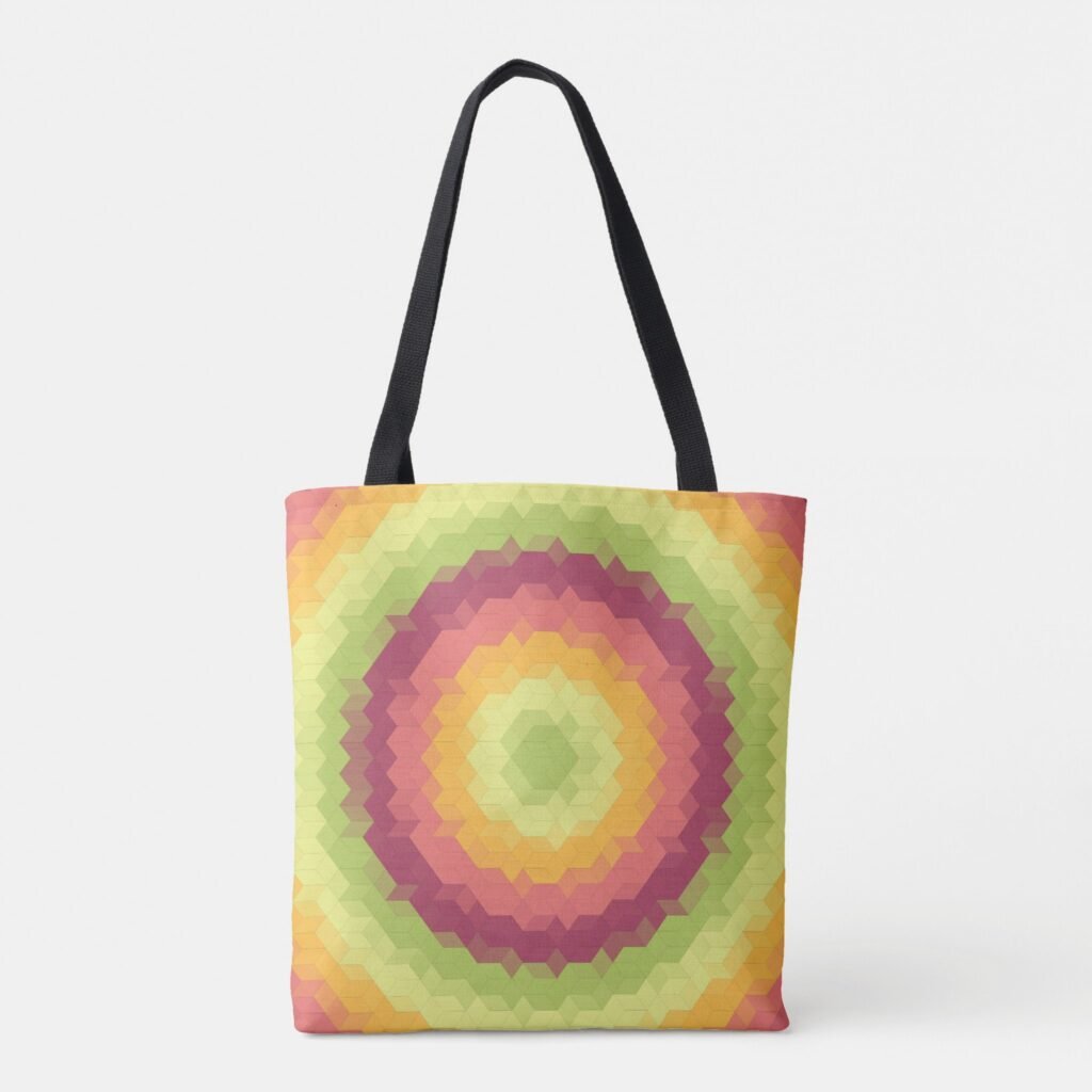 Cubist Sunburst Tote Bag