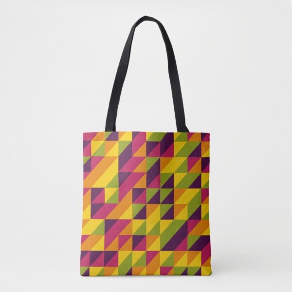 Diagonal Groove Mosaic Tote Bag