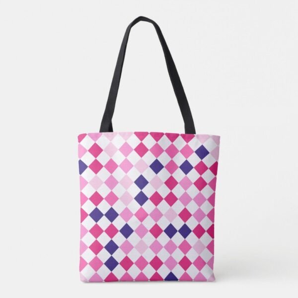 Electric Berries Harlequin Tote Bag - Image 2