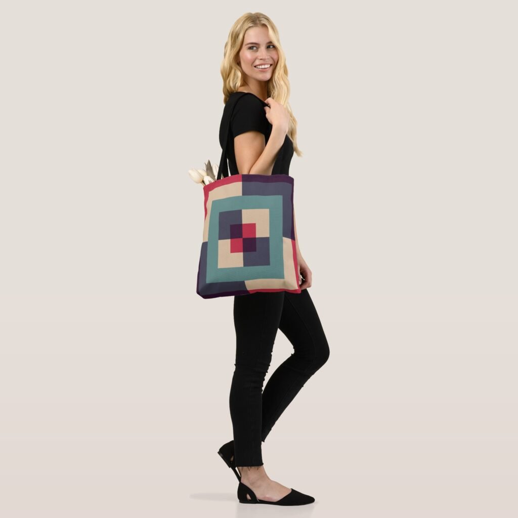 Electric Labyrinth Tote Bag