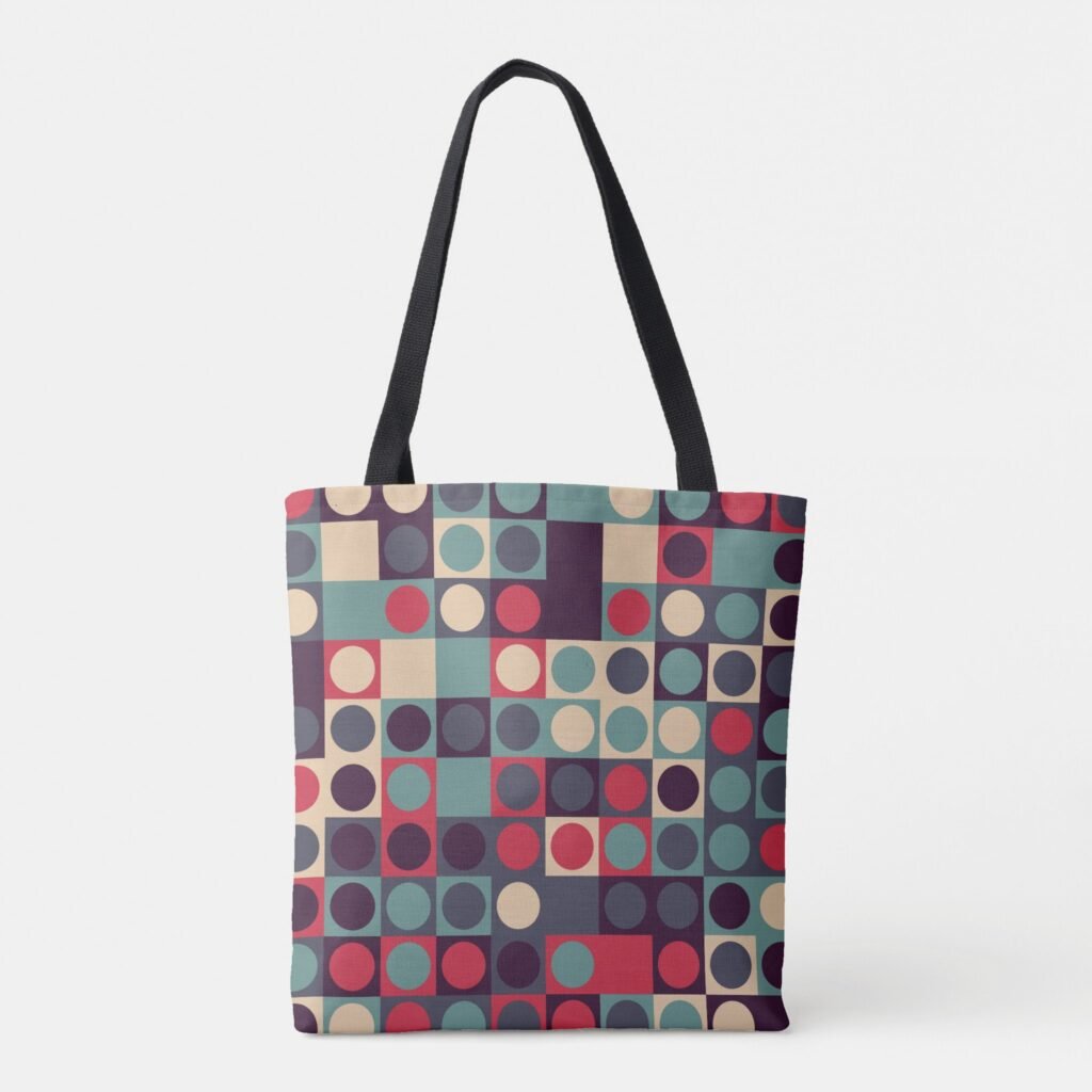 Electric Polka Tote Bag