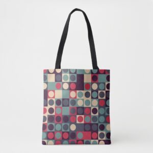 Electric Polka Tote Bag