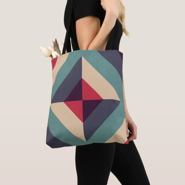 Electric Pyramid Tote Bag - Image 2