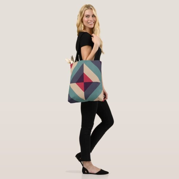 Electric Pyramid Tote Bag - Image 4