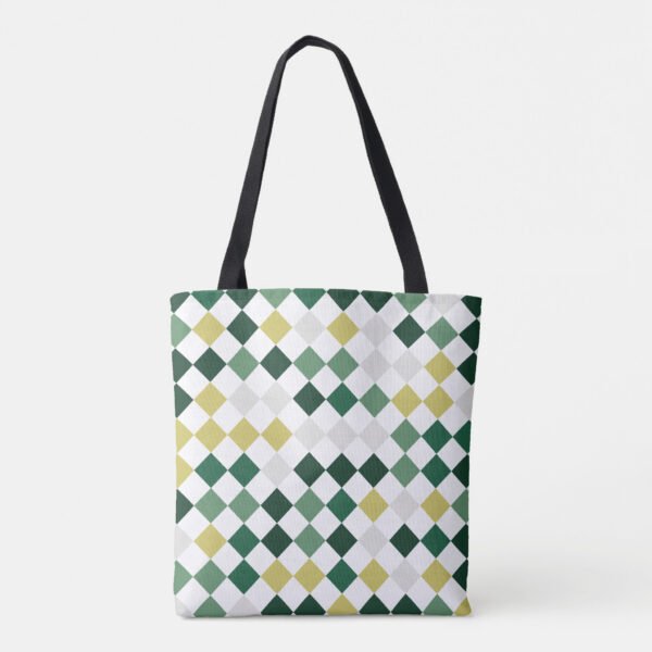 Emerald Harmony Diamonds Tote Bag - Image 4