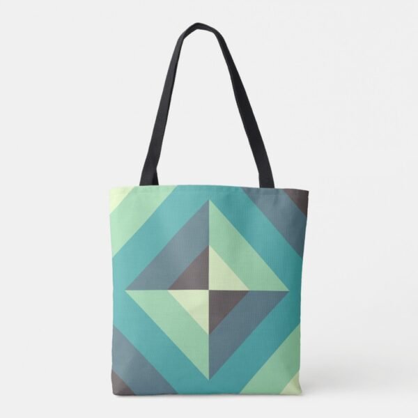 Emerald Pyramid Tote Bag - Image 4