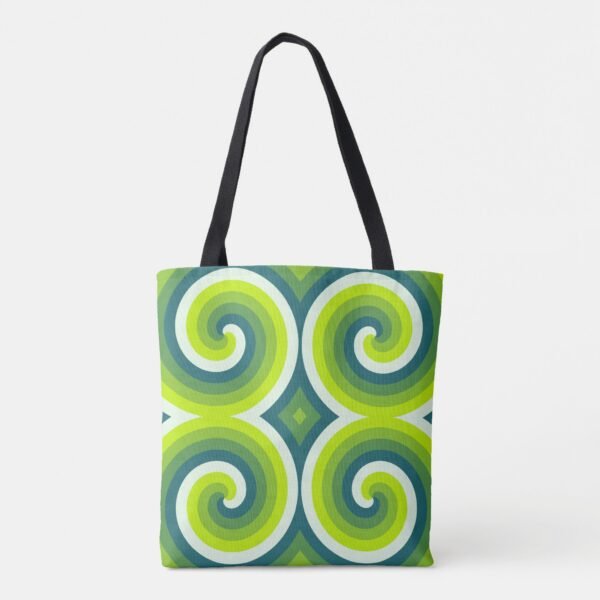 Emerald Vortex Quartlet Tote Bag - Image 4