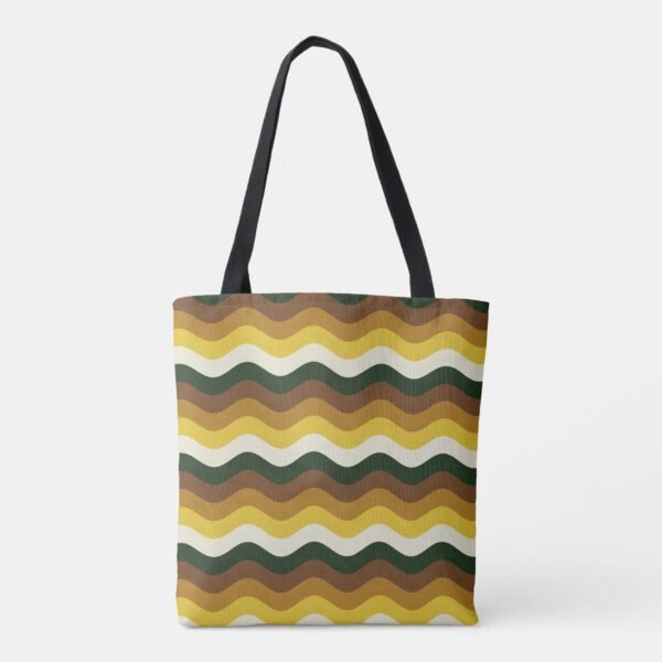 Forest Bark Wave Tote Bag - Image 4