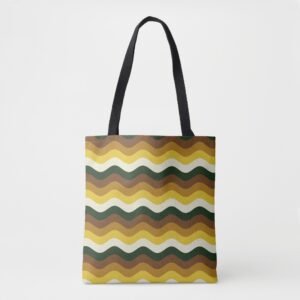 Forest Bark Wave Tote Bag