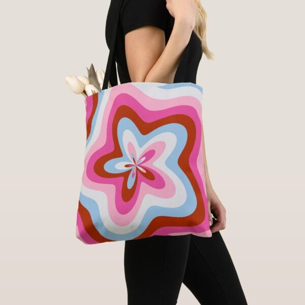Gelato Swirl Starburst Tote Bag - Image 3