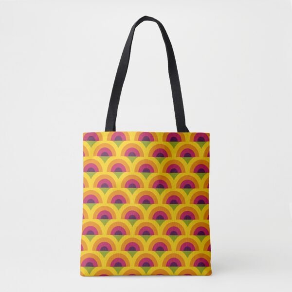Golden Radiance Mosaic Tote Bag