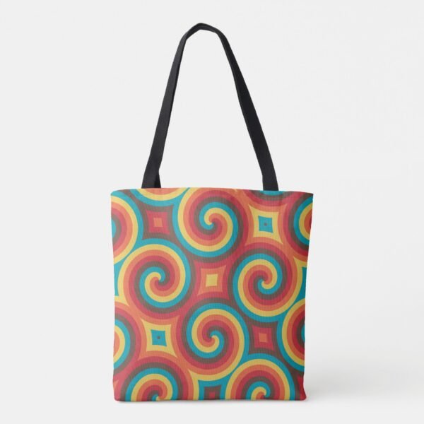 Groovy Spiral Symphony Tote Bag - Image 3