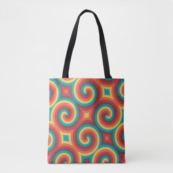 Groovy Spiral Symphony Tote Bag