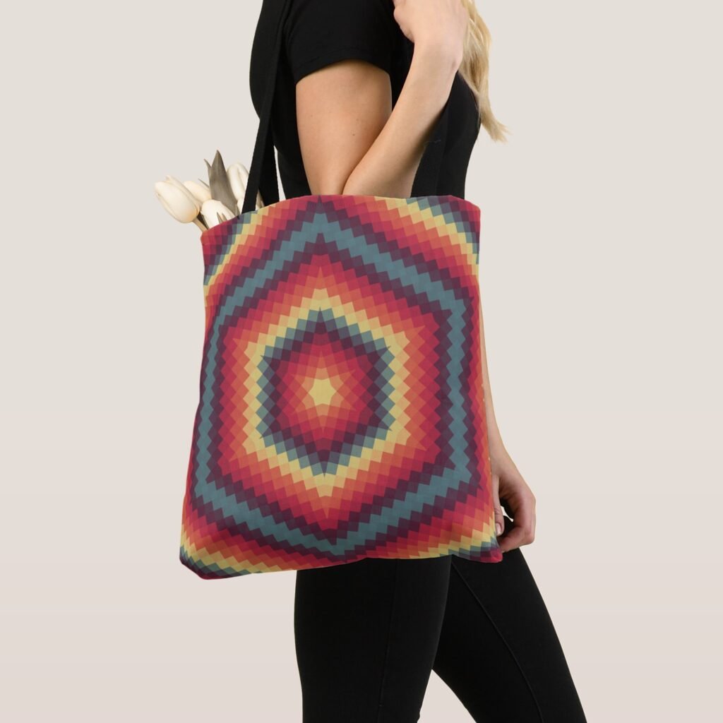 HexaBlaze Kaleidoscope Tote Bag