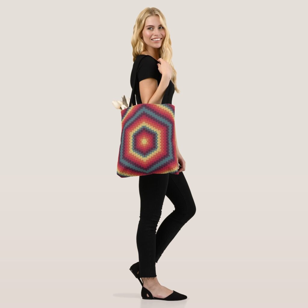 HexaBlaze Kaleidoscope Tote Bag